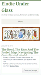 Mobile Screenshot of elodieunderglass.com