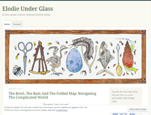 Tablet Screenshot of elodieunderglass.com